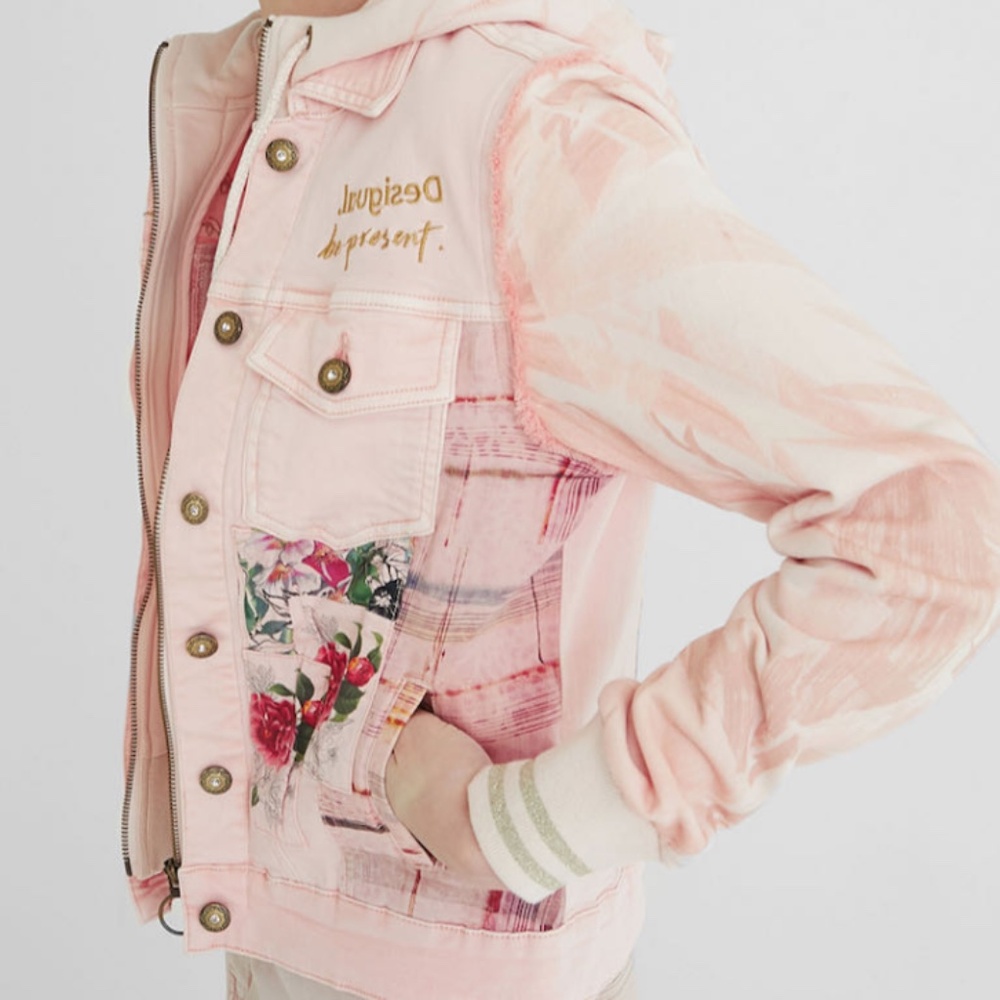 Desigual Bimaterial Jean Jacket